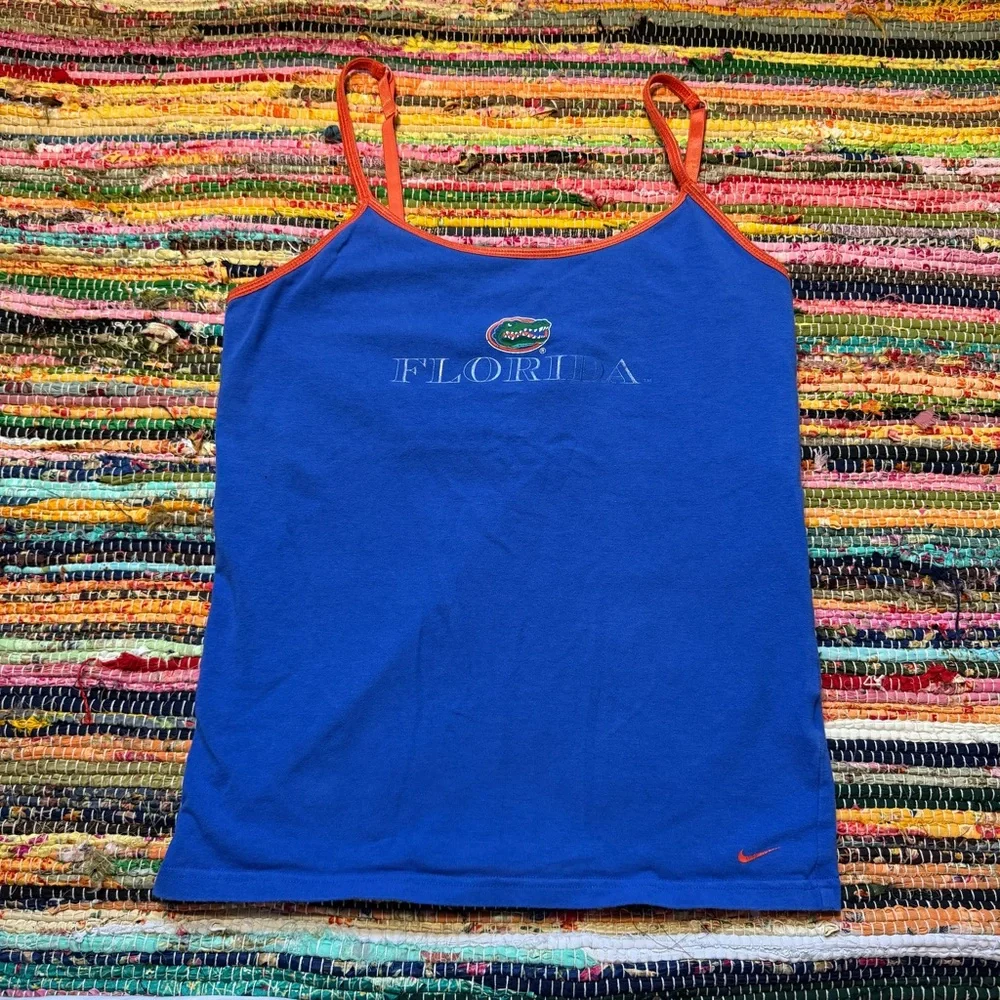 Nike Blue and Orange Tank Top - Picture 4 of 5